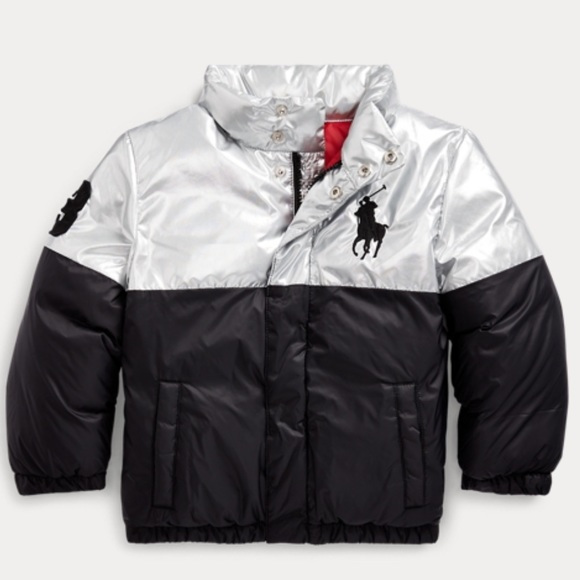 Polo bear foil down jacket Clearance